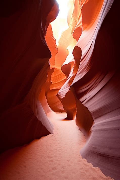 Narrow Slot Canyon Through White Sand Background Wallpaper Image For Free Download - Pngtree