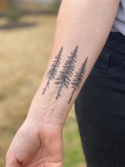 tree tattoos on forearm 6