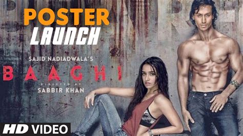 baaghi  poster launch tiger shorff shraddha kapoor  series