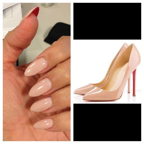 Stiletto Red Bottom Nails #ChristianLouboutin #StilettoNails #