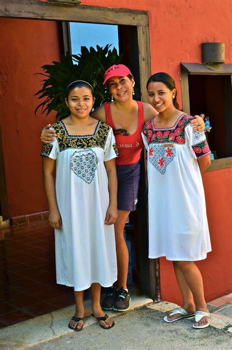Yndie with chamber maids...Hacienda Temozon, Temozon, Yucatan, Mexico