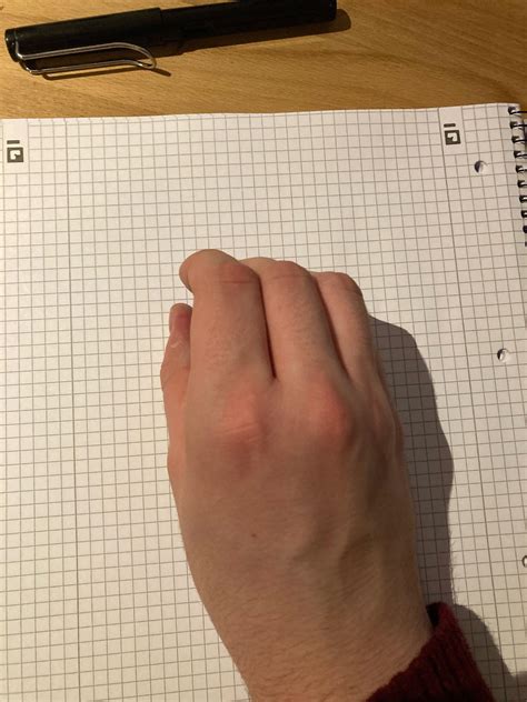 How are you supposed to write with the Palmer grip, if your hand first