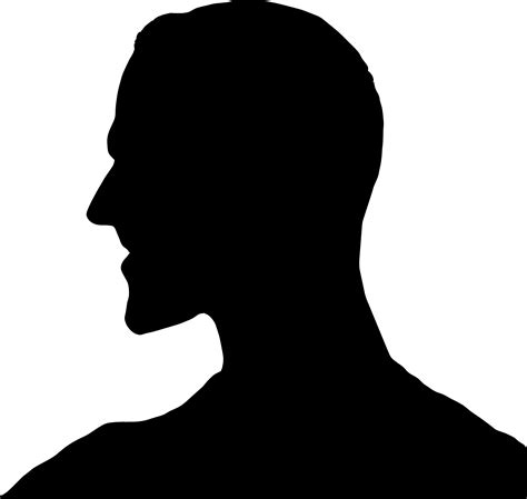 Free Silhouette Head Shot, Download Free Silhouette Head Shot png ...