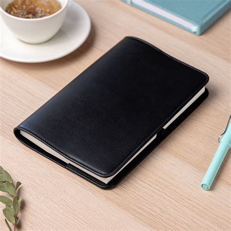 refillable  ish leather notebook cover   loop professional