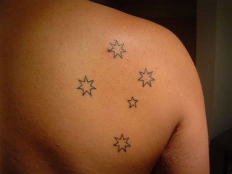 Southern Cross Constellation Tattoo