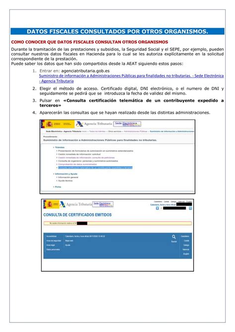 COMO SABER LOS DATOS FISCALES QUE HAN CONSULTADO OTROS ORGANISMOS