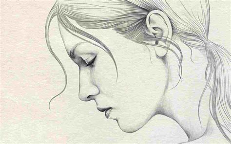 Human Face Pencil Drawing at PaintingValley.com | Explore collection of ...