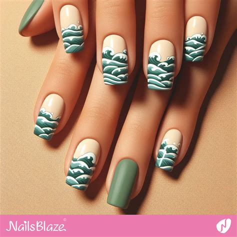 Swirl Nail Design Ideas
