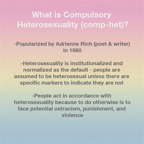 What is Compulsory Heterosexuality?