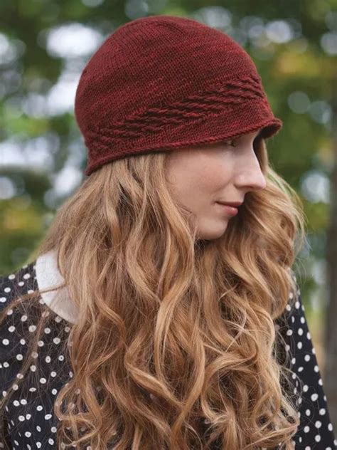 Cloche Hat Knitting Pattern Free Web Cloche Hat Knitting Patterns ...