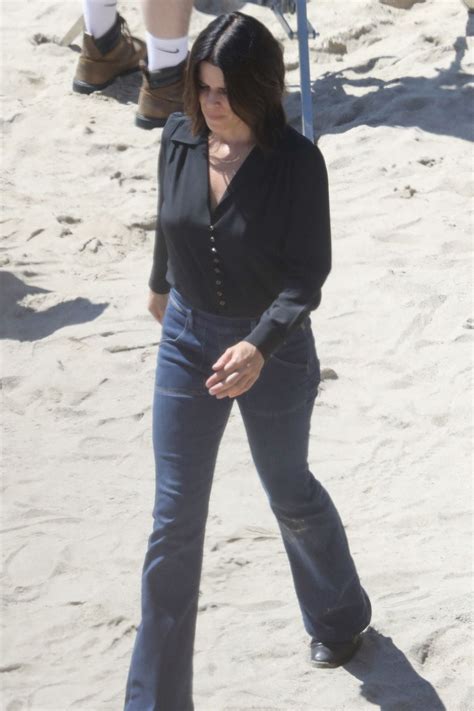 NEVE CAMPBELL Filming Scenes at a Beach in Malibu 09/20/2022 – HawtCelebs