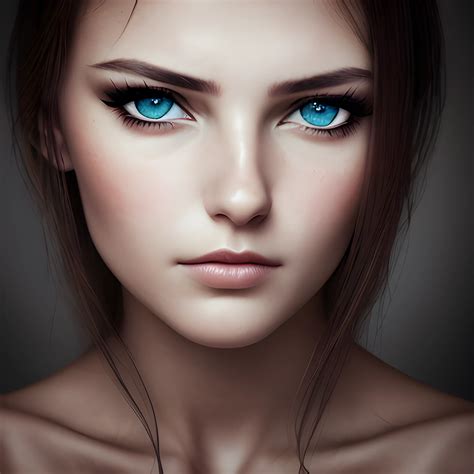 portrait photography beautiful woman sharp eyes hd arthubai