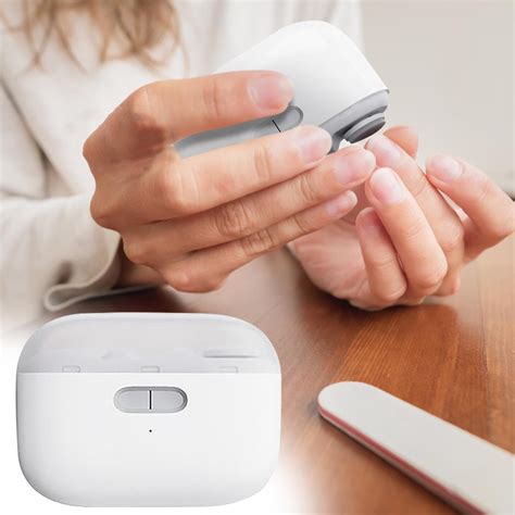 Electric Nail Clipper & Polisher, 2-in-1 Automatic Nail Trimmer
