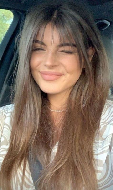 30+ Cute Fringe Hairstyles For Your New Look : Ombre Light Brown ...