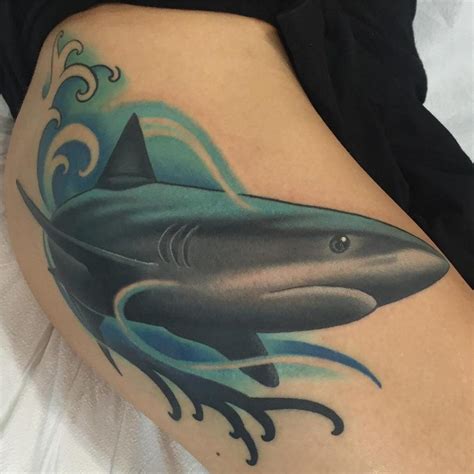 18 Shark Tattoos That Represents Strength and Primal Power - TattoosWin