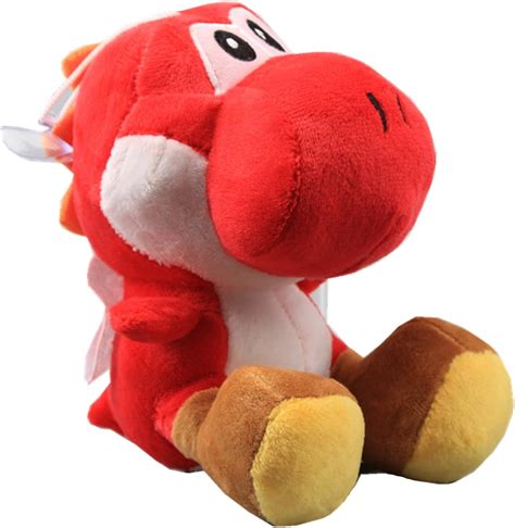 Amazon.com: uiuoutoy Red Yoshi Plush Toy Stuffed Animal Doll 6" : Toys ...