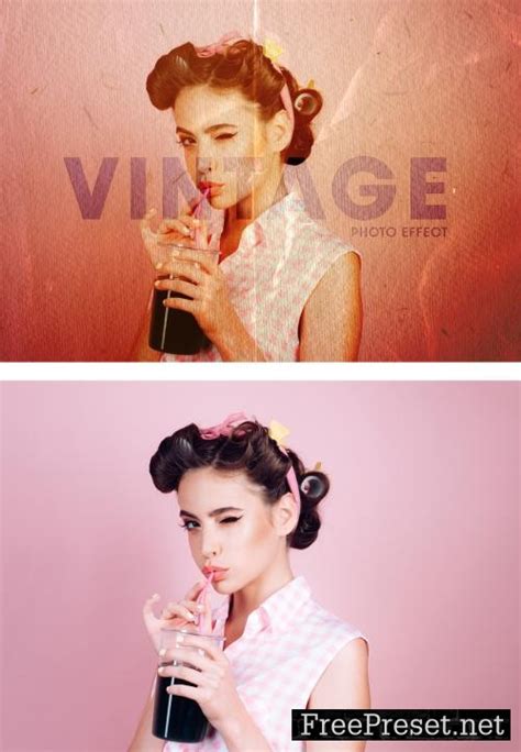 Retro Texture Photo Effect