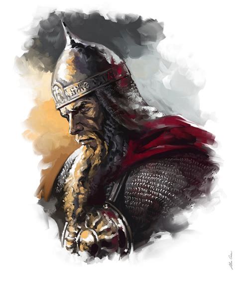 Портреты: индеец кроу, русский воин - Demiart