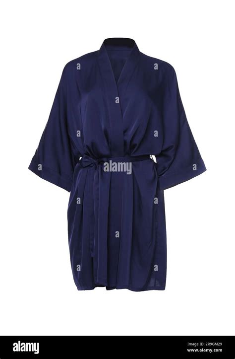 dark blue bath robe