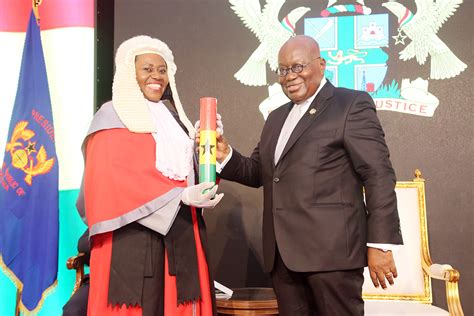 President Akufo-Addo Swears in Justice Gertrude Torkornoo as Chief Justice | GhanaToday