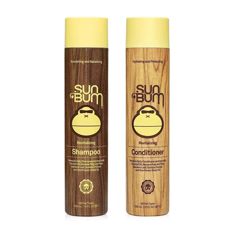 Amazon.com : Sun Bum Sun Bum Revitalizing Shampoo and Conditioner Vegan
