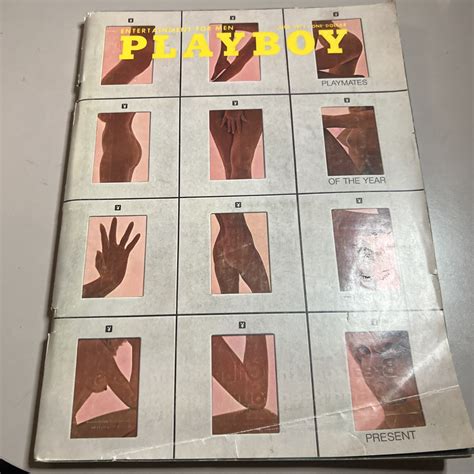 June 1971 Vintage Playboy Magazine Playmates of the Year Past and