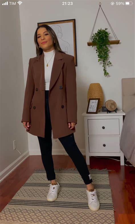 Looks Com Blazer Marrom - Looks com blazer marrom feminino | Blazer café, Looks trabalho, Look ...