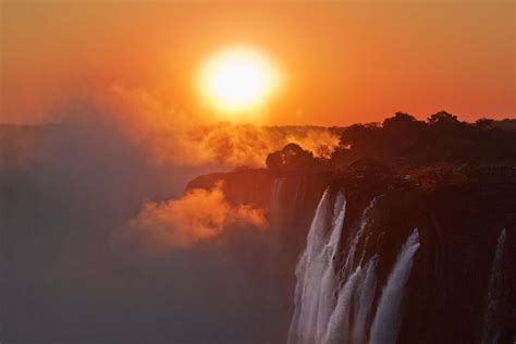 Victoria Falls, Zambia | Sunset, Cool places to visit, Victoria falls