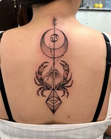 70 Cancer Zodiac Tattoo Ideas to Celebrate Your Zodiac | Durimel