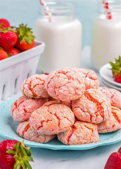 strawberry cake mix cookie easy delicious lil luna
