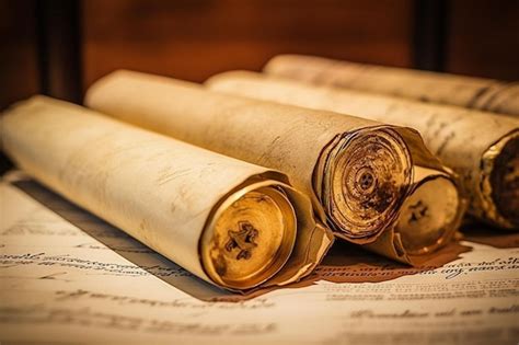 premium photo ancient scroll secrets