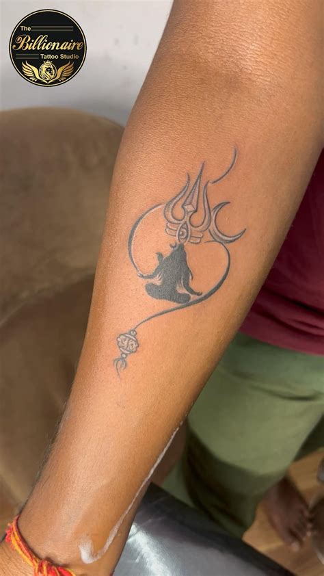 pin  anamika verma  mahakal shiva tattoo design trishul tattoo
