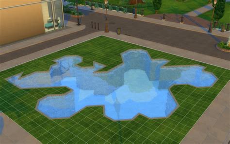 The Sims 4 Cool Pools, Part 1 : The Pond-Pool