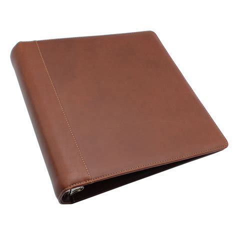 Premium Leather 3-Ring Binder - Bindertek