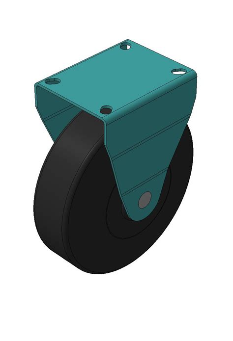 Колесо для тележки 4002-200 (габаритная модель) - Чертежи, 3D Модели ...