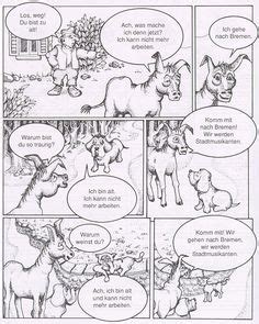 Bremen Town Musicians Coloring Pages Coloring Pages