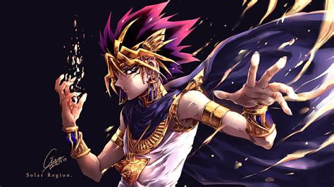 HD wallpaper: Yu-Gi-Oh Yugi digital wallpaper, Yu-Gi-Oh!, Atem (Yu Gi ...