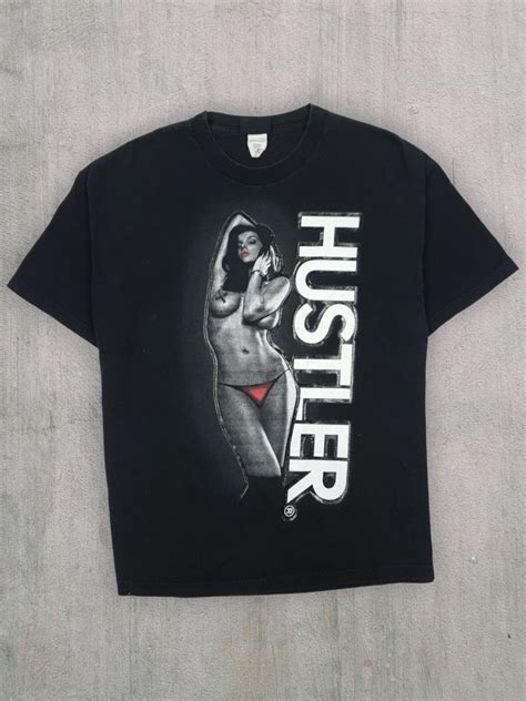 Streetwear × Vintage Hustler Magazine Naked Porn Girl Graphic Japanese