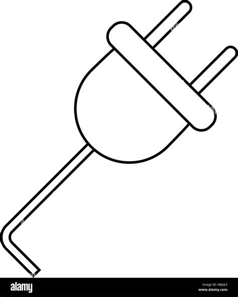 isolated plug design stock vector image art alamy
