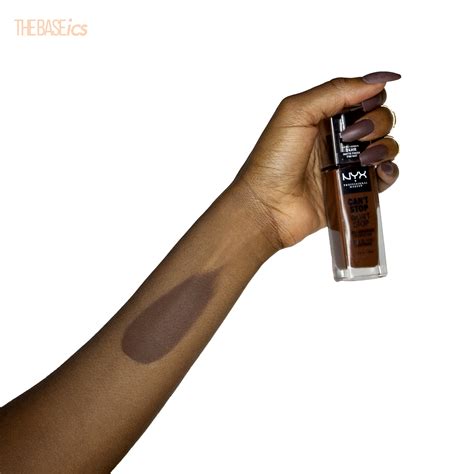 Deep Ebony – NYX Cosmetics Can’t Stop Won’t Stop Foundation - The Baseics