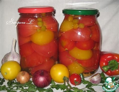 Маринованные помидоры половинками | Рецепт | Маринованные помидоры ...