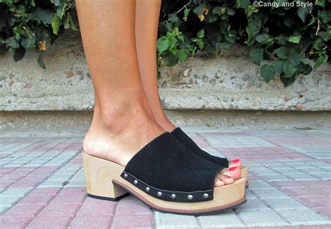 tassels lace clogs candy  style