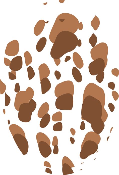 abstract oval  brown color  png