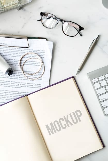 Free PSD | Blank page of diary