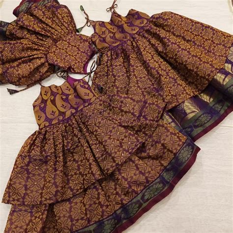 pattu pavadai ideas   kids blouse designs kids designer