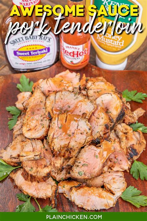 Crockpot Pork Tenderloin & Gravy - Plain Chicken