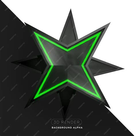 Premium PSD | Neon star