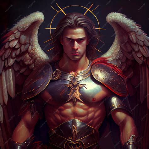 St Michael the Archangel Illustration Archangle Saint Michael