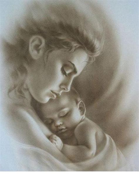 Картинки «Мать и дитя» (17 фото) | Mother art, Baby girl drawing, Baby ...