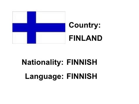 Countries And Nationalities